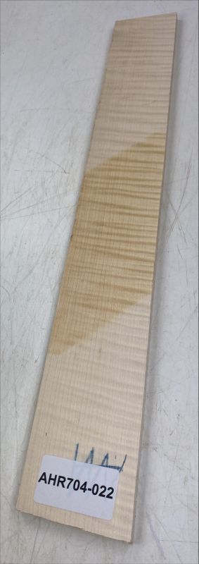 Fretboard Maple flamed, 550x67x9mm Unique Piece #022